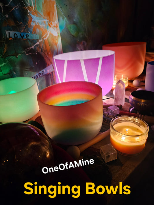 Quartz Crystal Singing Bowls