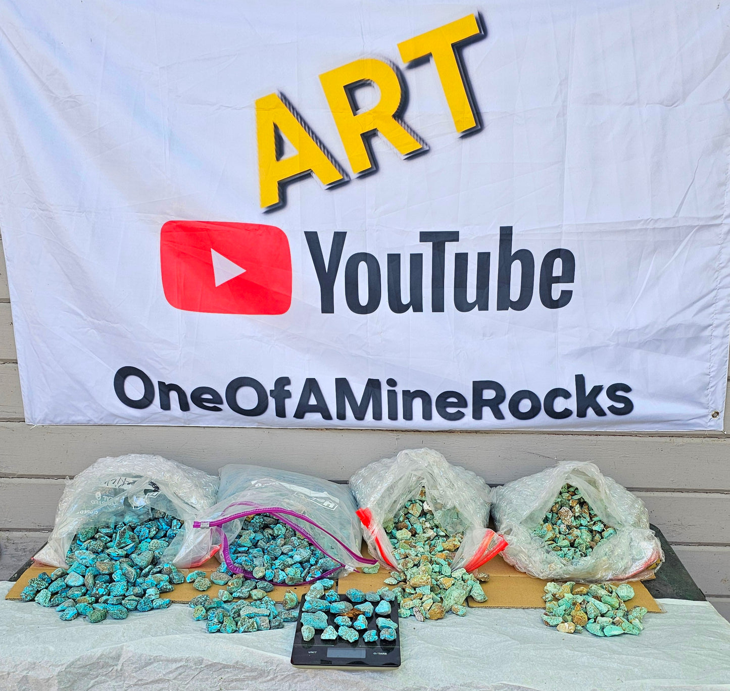 Smokey Kingman Turquoise Graded AAA